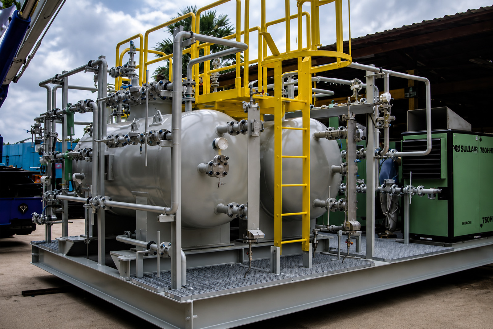 Skid-mounted process equipment fabrication